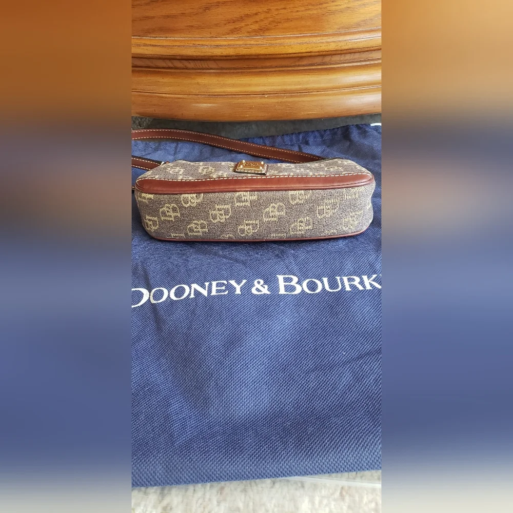 Dooney & Bourke Canvas Monogram Small Pochette and Wallet - Picture 6 of 7